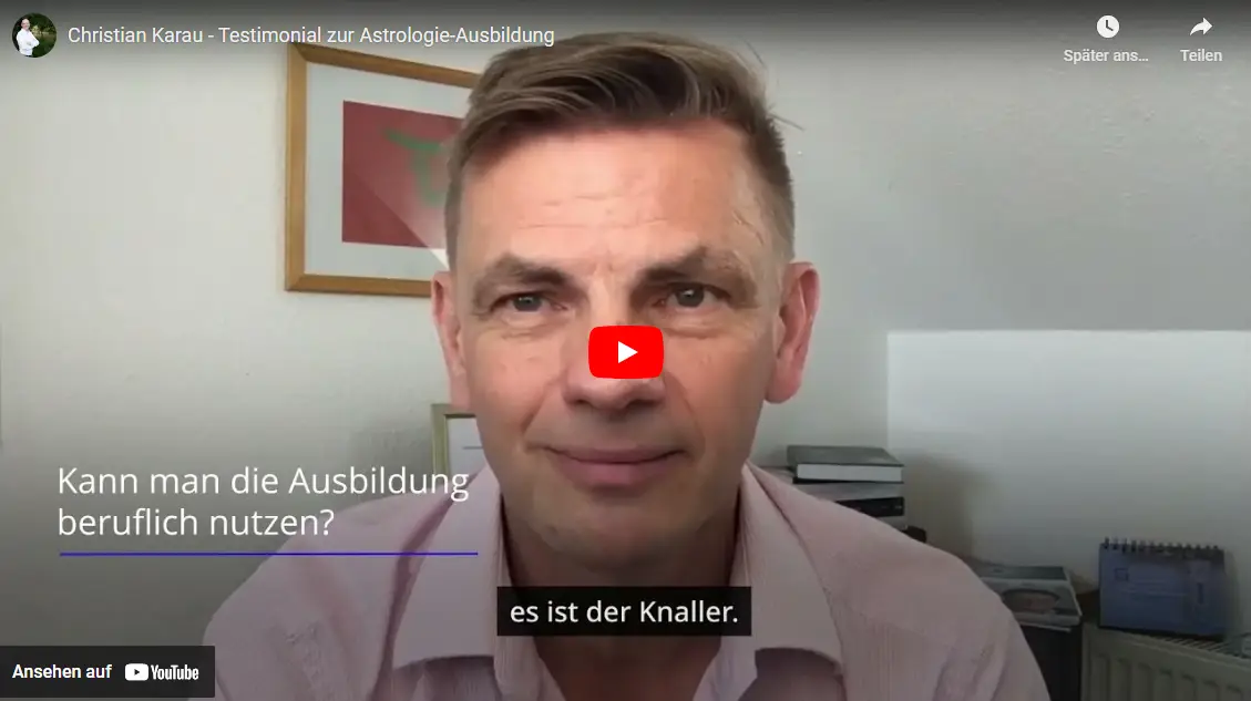Kundenstimme zur astrologischen Beratung von Ernst Albrecht Vöhringer