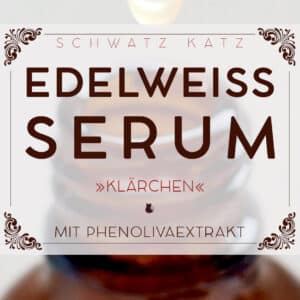 Augenöl & Lippenkonturöl »Overnight Star« – Rezept-E-Book 8 Produktcover Edelweiß Longevity Serum »Klärchen« mit Phenolivaextrakt