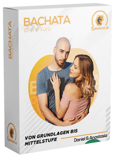 Bachata Online Kurs Produktbox mit Tanzpaar Daniel und Anastasia
