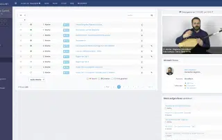 Miniatur-Screenshot des Kurs-Dashboards mit Lektionsübersicht