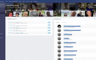Miniatur-Screenshot der Lektionsübersicht mit Teilnehmern im Videokurs