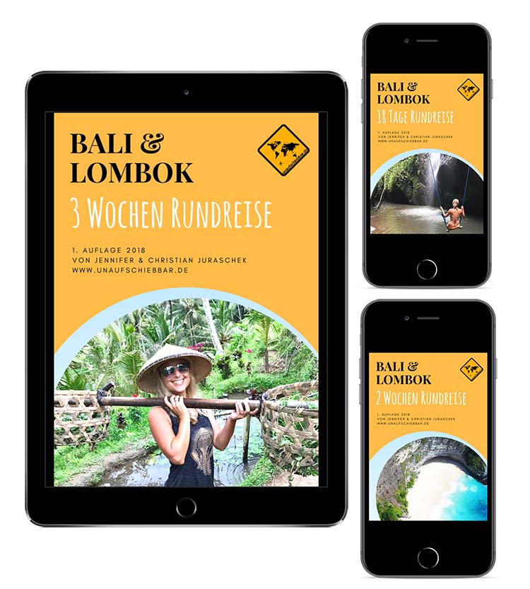 Bali & Lombok 3 Wochen Rundreise Reiseführer auf iPad und iPhone