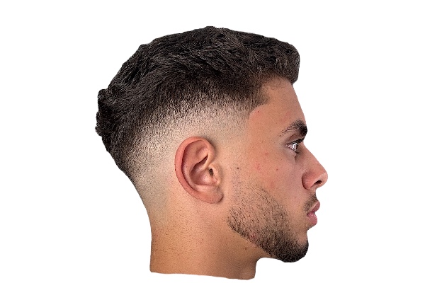Produktmockup Barber Academy Display