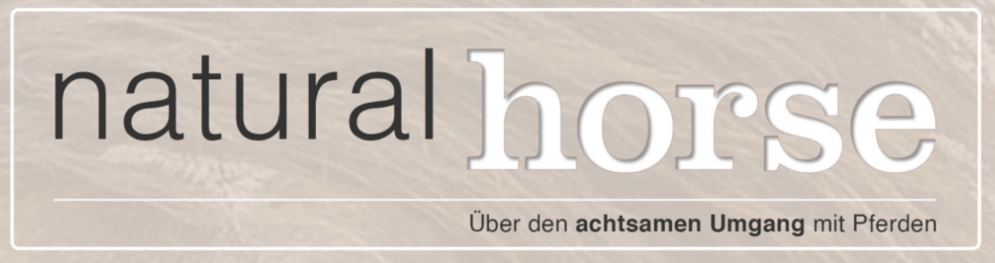 Basis Kongresspaket – Videokurspaket zu Pferden 3 Logo natural horse mit Untertitel über achtsamen Umgang mit Pferden