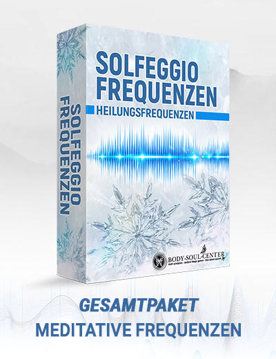 Produktbox Solfeggio Frequenzen Gesamtpaket mit Waveform-Grafik