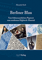 Cover des Buchs Berliner Blau von Alexander Kraft mit Collage aus historischen Fotografien und Objekten