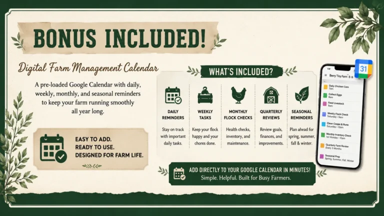 Berry Farm Management Bundle + Digital Calendar Bonus