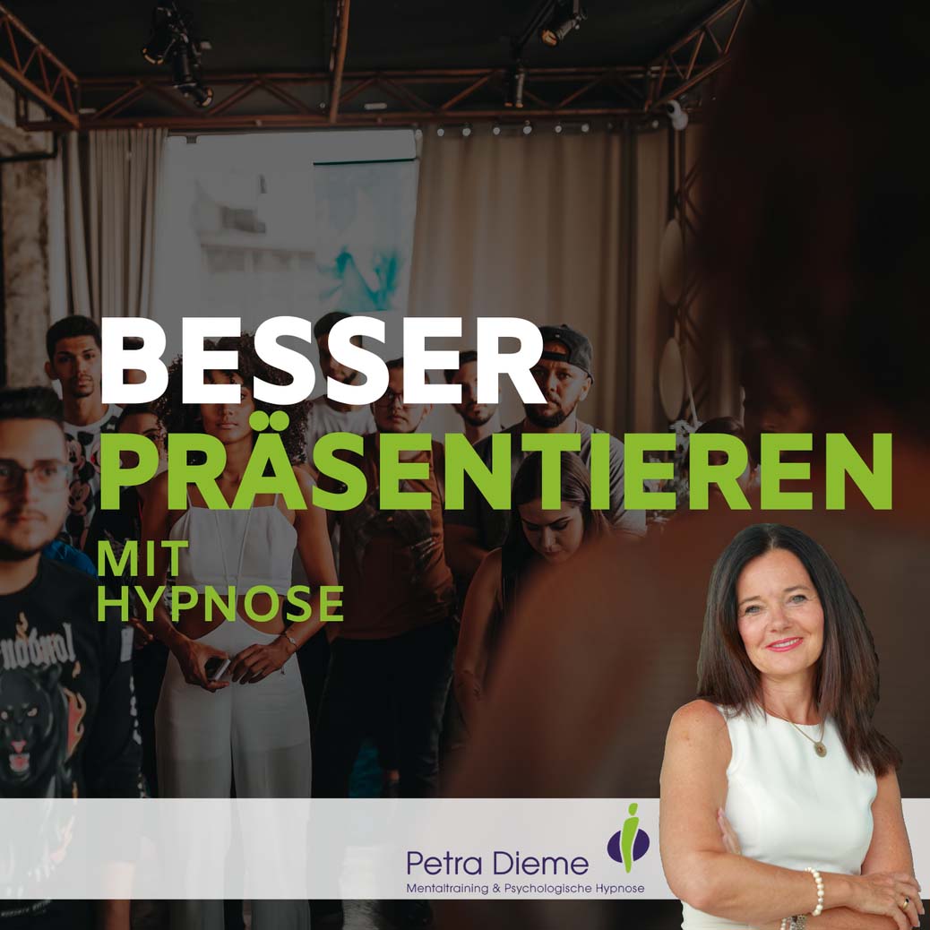 Hypnose-Programm Cover Besser Präsentieren mit Petra Dieme