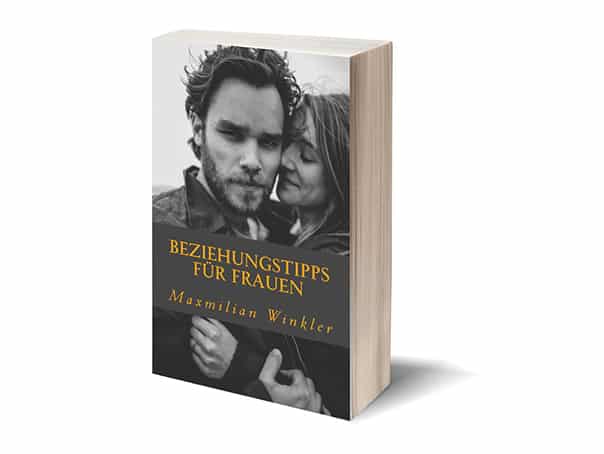 Beziehungstipps für Frauen E-Book Cover mit Paar in Schwarz-Weiß