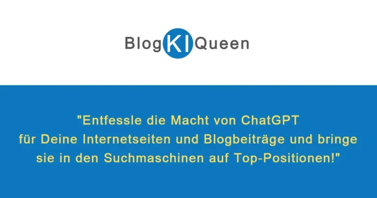 BlogKiQueen – Videokurs für KI-Blogtexte von Steffen Schwarzlose