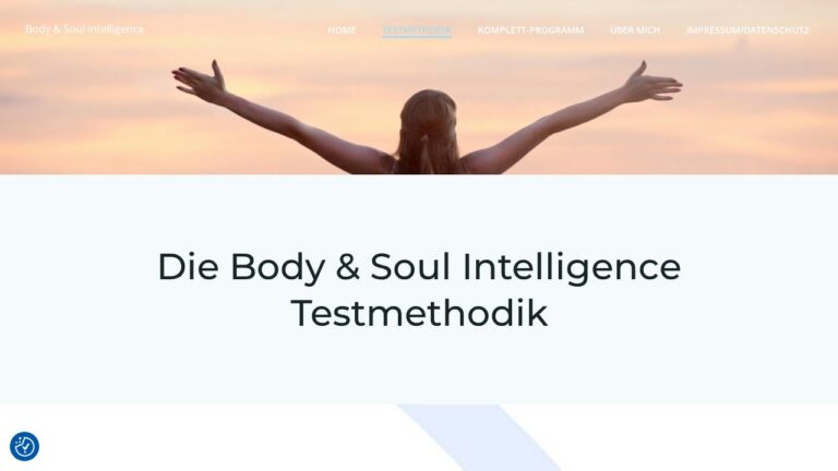 Body & Soul Intelligence Testmethodik – Webinar zur Kinesiologie