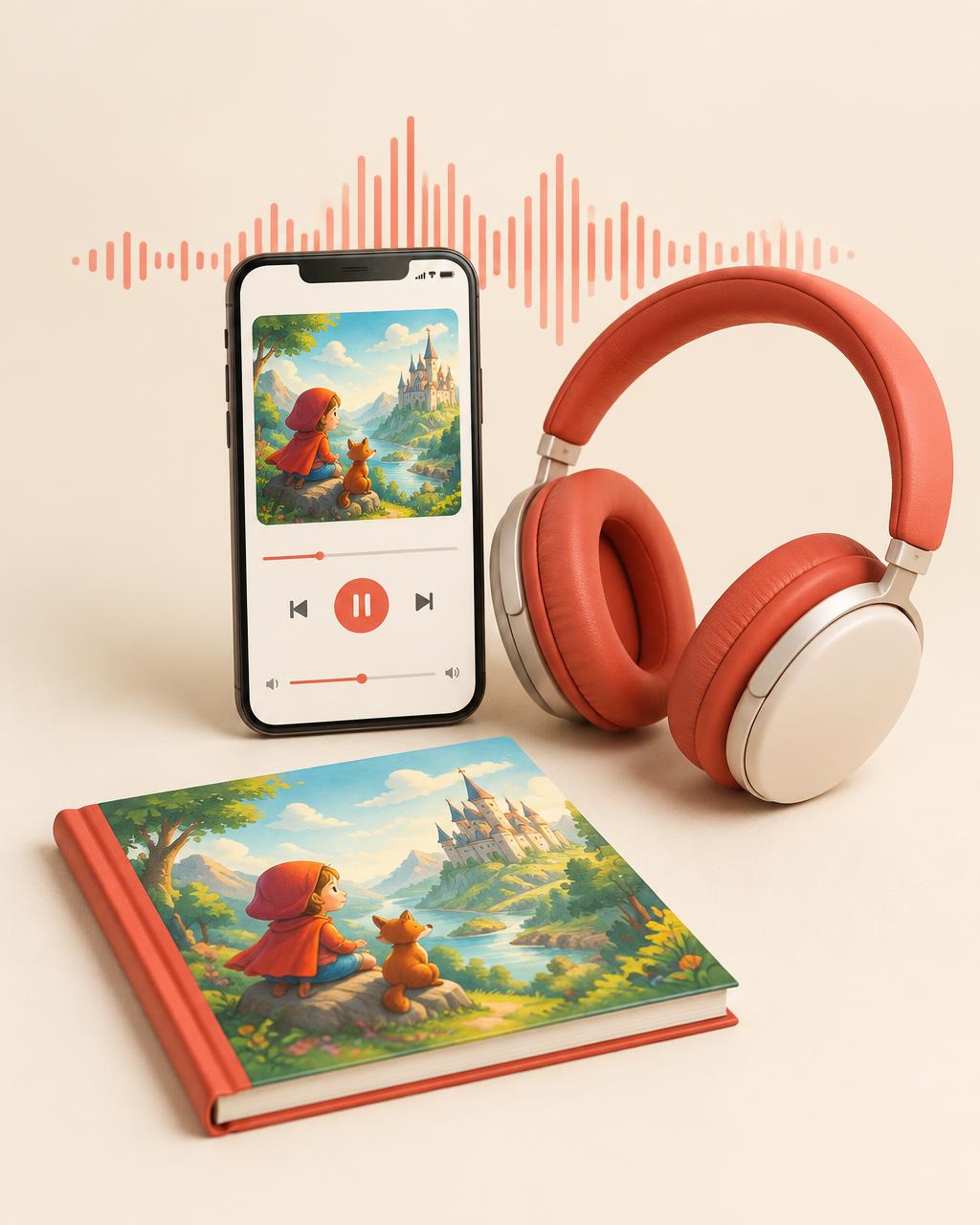 Hörbuch Mockup aus dem BookPilot Bundle