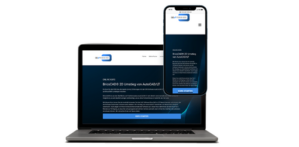 Responsive Webdesign für BricsCAD Umstieg Videokurs auf Laptop und Smartphone