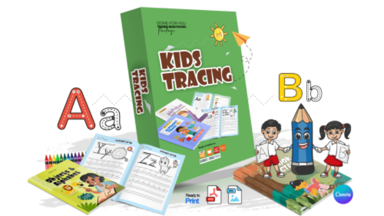 Bundle of 42 Kids Alphabet Activity Worksheet – ABC-Druckvorlagen