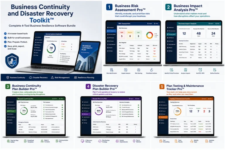 Business Continuity and Disaster Recovery Toolkit – Software-Tools