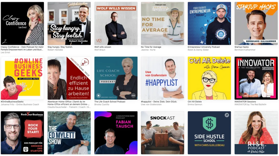 Kursinhalt Business Podcast Masterclass Videolektionen