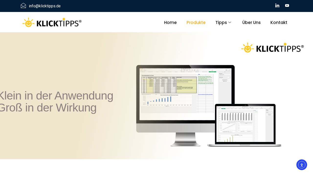 Businessplan (MS Word Vorlage) – Ansicht der Verkaufsseite