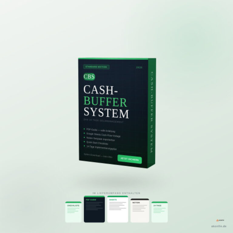 Cash-Buffer System – 14-Tage Geldmanagement für Freelancer