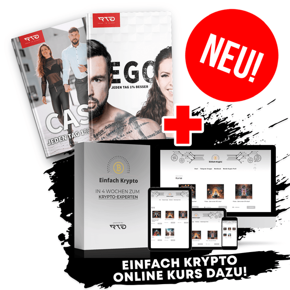 RTG Mens Special Bundle CASH EGO Einfach Krypto mit Online-Kurs Mockup