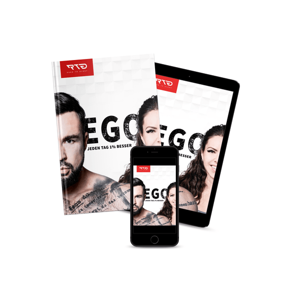 EGO – jeden Tag 1% besser RTG Bundle auf Buch, Tablet und Smartphone