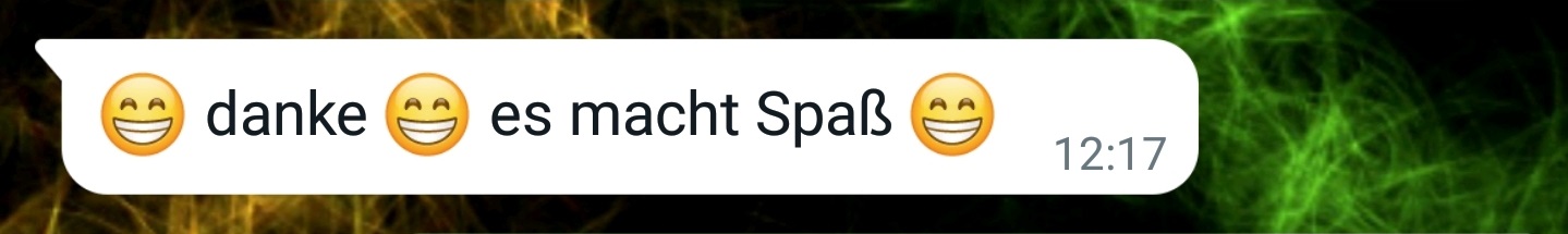 CashCockpit – Excel-Vorlage fürs Budget von Nils Warnecke 11 WhatsApp-Message: danke es macht Spaß mit drei lachenden Emojis