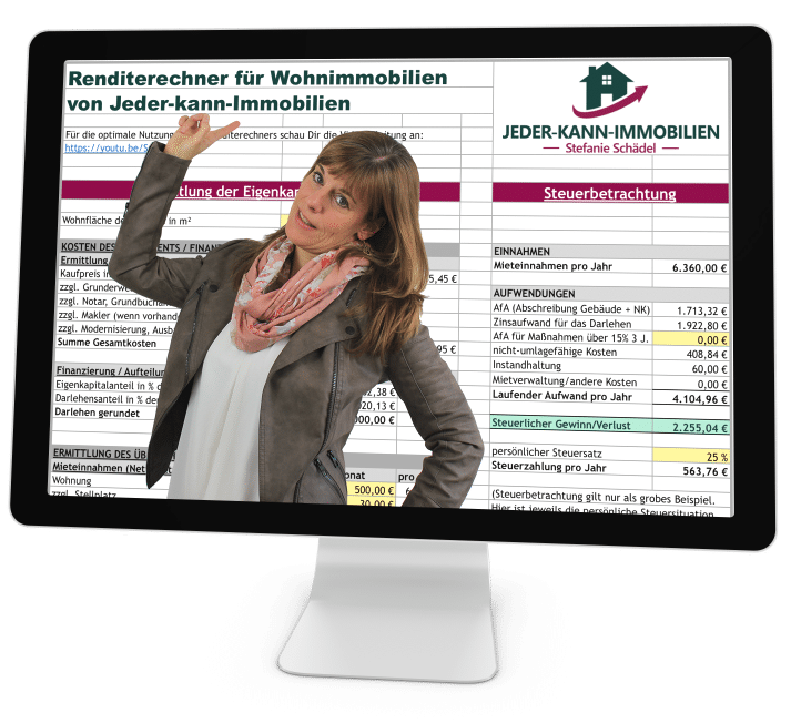 Renditerechner Immobilien Rendite berechnen Excel Video Anleitung Tool