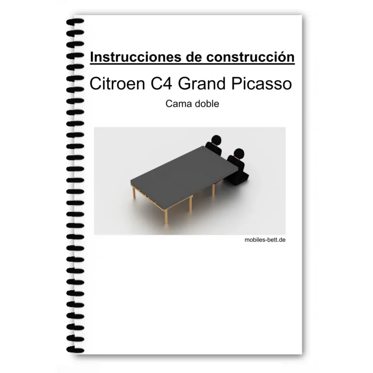 Citroen C4 Grand Picasso – Bettausbau-Anleitung als E-Book