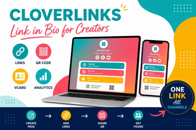 CloverLinks – Link-in-Bio und Link-Management