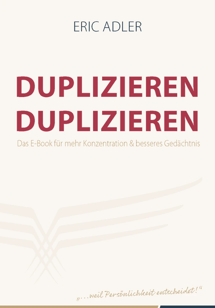 Coaching.Book Duplizieren – E-Book für Gedächtnistraining 3 Coaching.Book DUPLIZIEREN DUPLIZIEREN