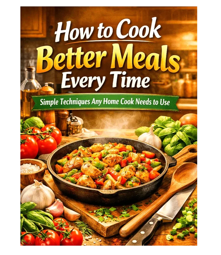 Cook Better Meals Every Time – Koch-E-Book mit Grundtechniken