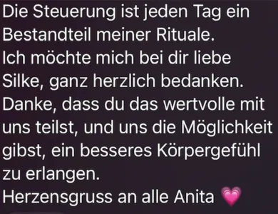 Kundenfeedback Steuerung Rituale Dankestext Herzengruß