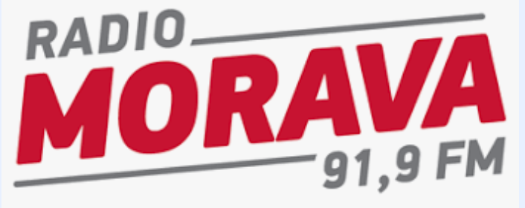 RADIO MORAVA 91,9 FM Logo in rot
