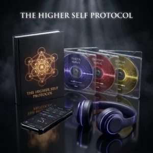 The Higher Self Protocol Bundle mit schwarzem Buch, drei farbigen Audio-CDs (Theta, Gamma, Alpha Wave), Smartphone und wirele