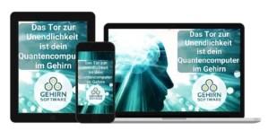 Responsive Mockup des Videokurses auf Tablet, Smartphone und Desktop mit Kurstext und Logo