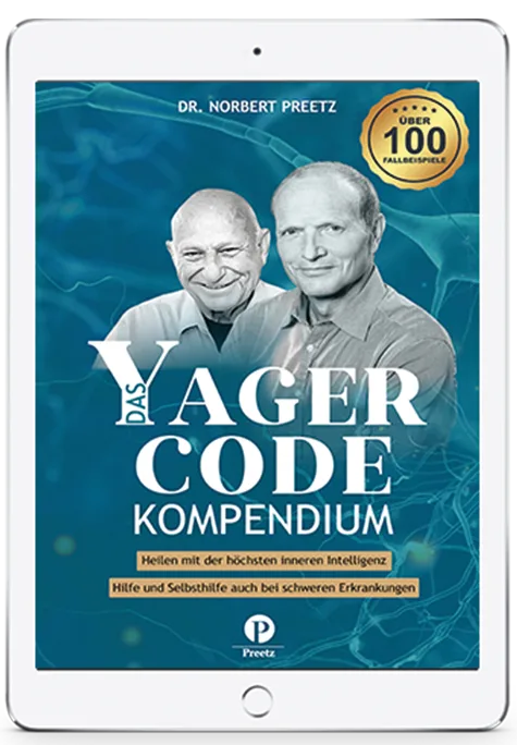 E-Book Yager-Code Kompendium auf iPad mit Dr. Norbert Preetz, 100 Fallbeispiele Siegel