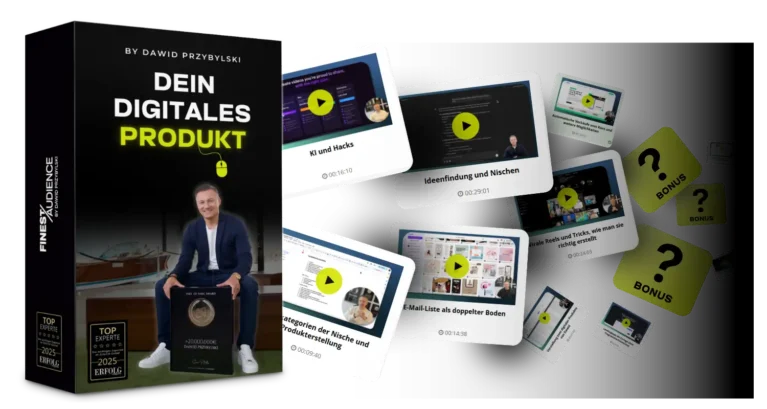Dein Digitales Produkt – Videokurs zum Online-Business