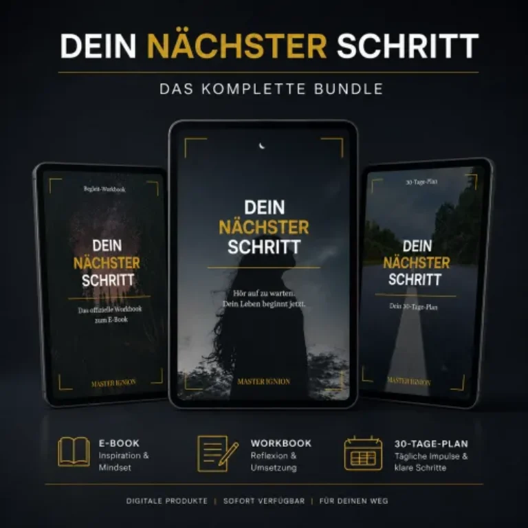 Dein nächster Schritt – E-Book-Paket zu Gewohnheiten von MASTER IGNION