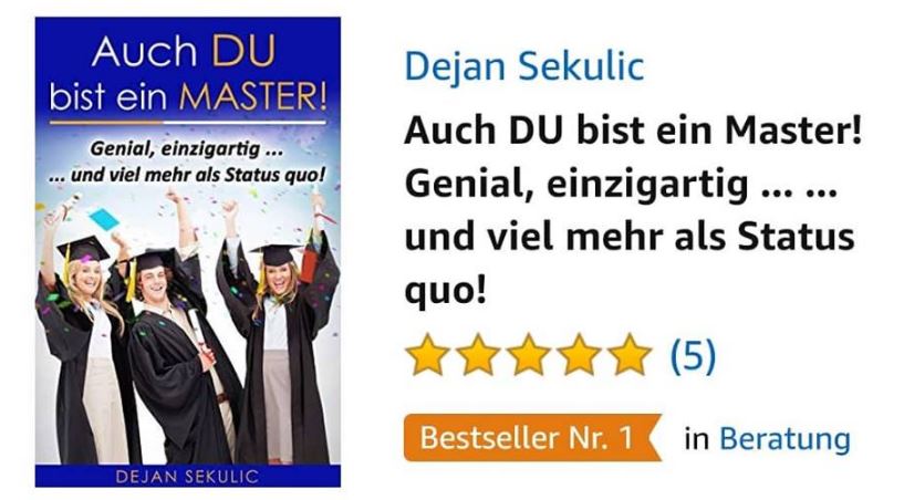 Dein Nichtraucher Training – Schluss mit Rauchen von Dejan Sekulic 7 Auch DU bist ein MASTER! - Dejan Sekulic