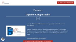 Demenz – Digitales Kongresspaket – Ansicht der Verkaufsseite