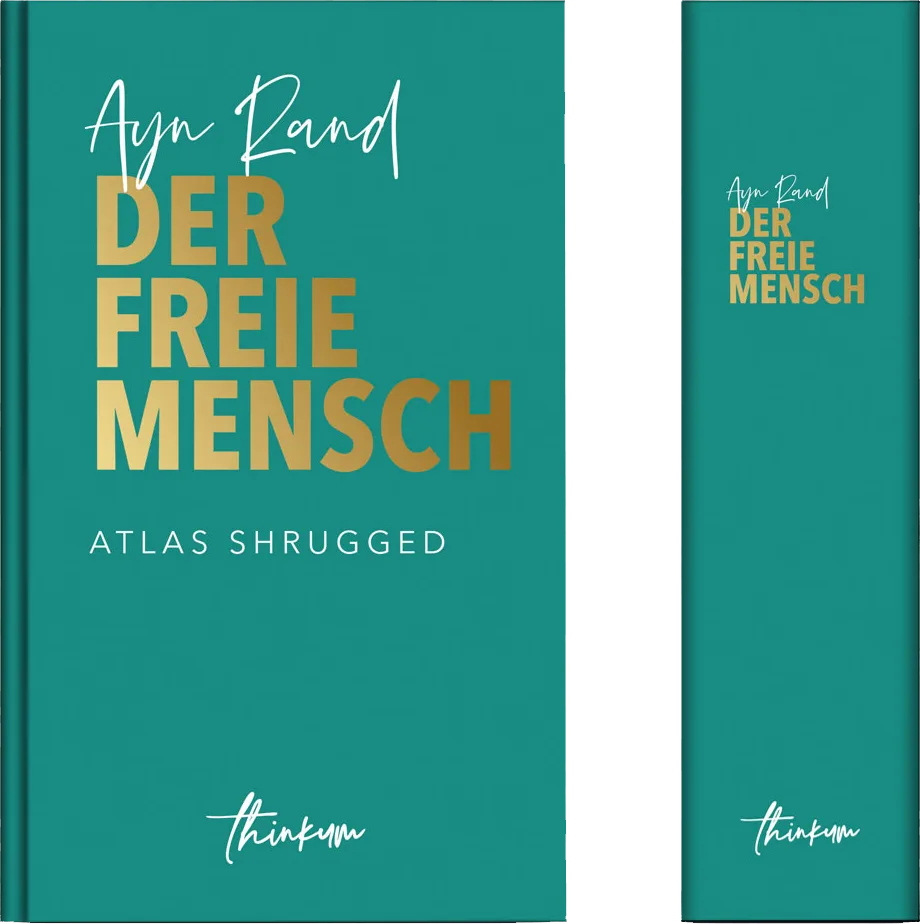 Buchcover Produktmockup Der freie Mensch