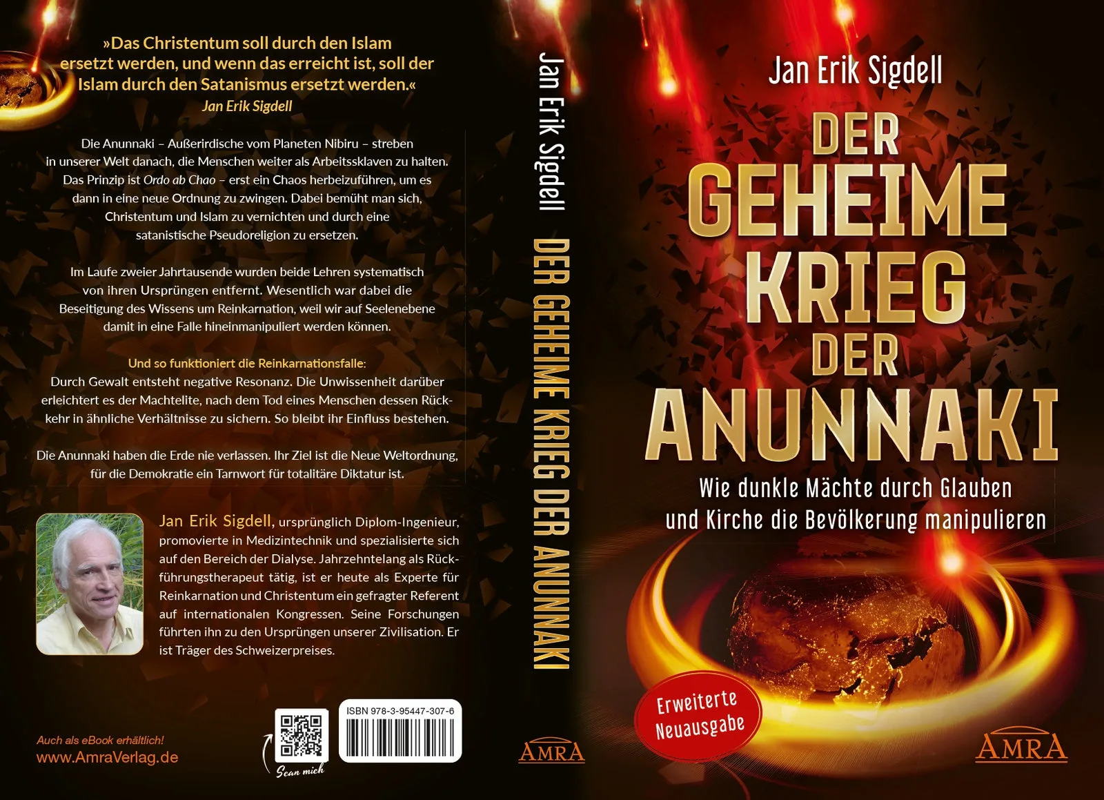 Der geheime Krieg der Anunnaki – E-Book zur Reinkarnationsfalle 4 Vorder- und Rückseite des Buchcovers Der geheime Krieg der Anunnaki mit vollständigem Buchtext und Autoren-Bio