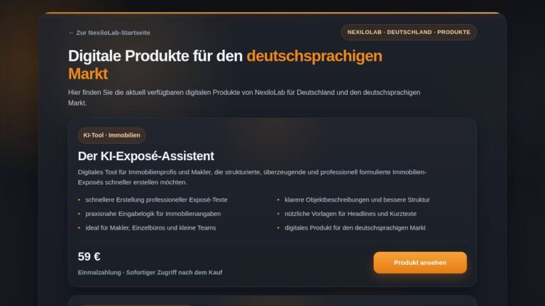Der KI-Exposé-Assistent – Software für Immobilien-Exposés