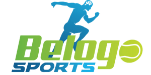 Belogo Sports Logo mit blauem Läufer und grünem Tennisball als Nummer 1 Sportwetten Tippgeber