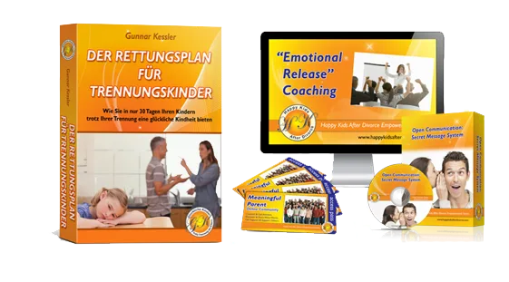 Produktbundle: Rettungsplan für Trennungskinder Buch, Online-Kurs und DVDs