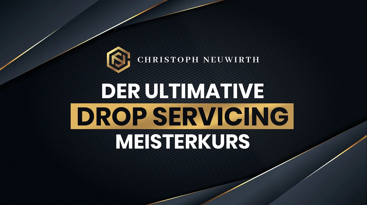 Der Ultimative Drop Servicing Meisterkurs Produktmockup mit Christoph Neuwirth