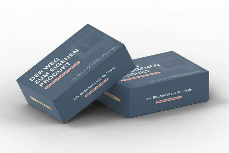 Produktbox für Der Weg zum eigenen Produkt mit Bonusmaterial und Bluepausen