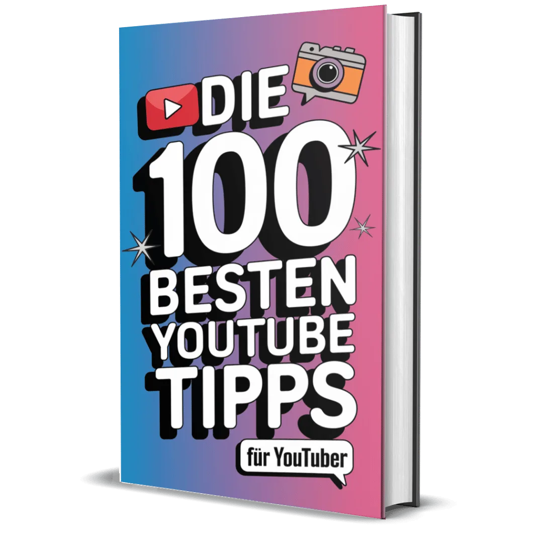 Die 100 besten YouTube-Tipps – E-Book für YouTube-Creator 1 Cover des eBooks Die 100 besten YouTube Tipps von Michael Kotzur mit Buch-Mockup