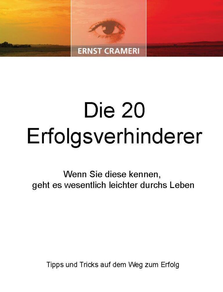 Die 20 Erfolgsverhinderer – Praxisbuch zu Erfolgsblockaden