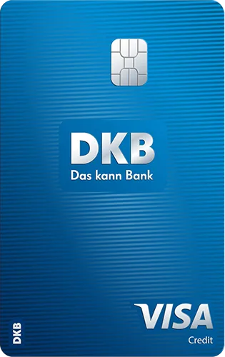 DKB VISA Credit Card, blau mit Chip
