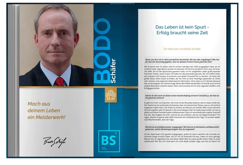Blick ins Buch: Kapitel von Bodo Schäfer